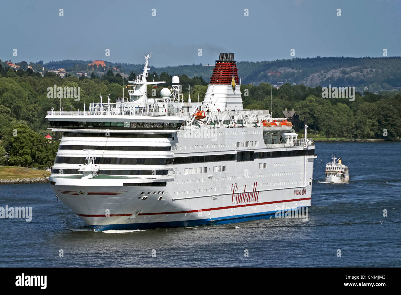 Viking Line Cinderella in der Nähe von Stockholm in Schweden Stockfoto