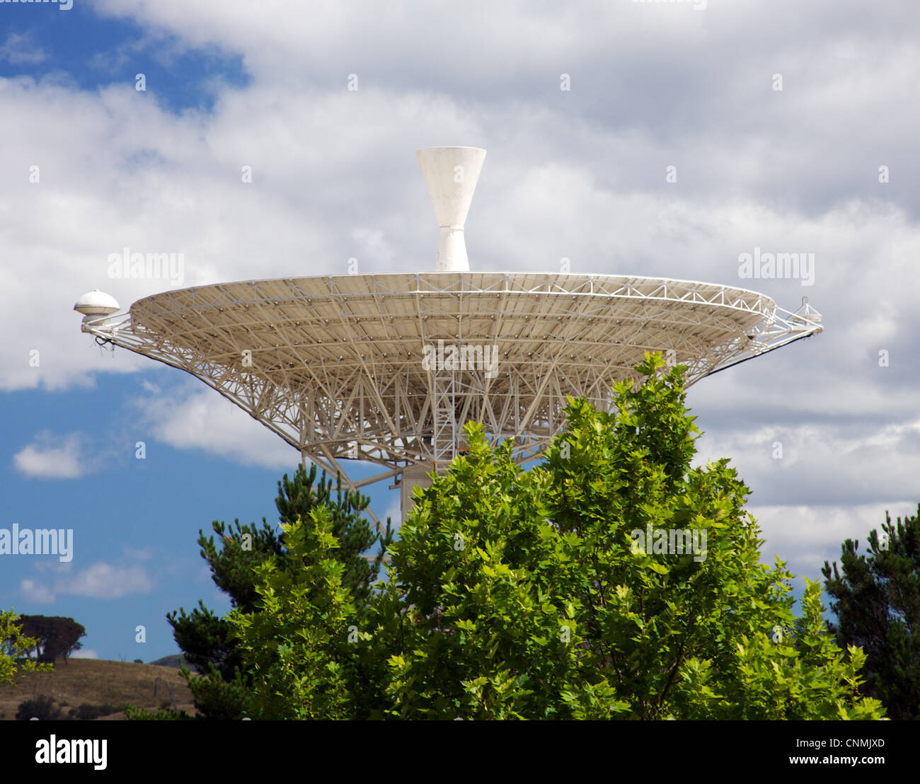 Radioteleskop verwendet, um Apollo 11-Mission übertragen feed Stockfoto
