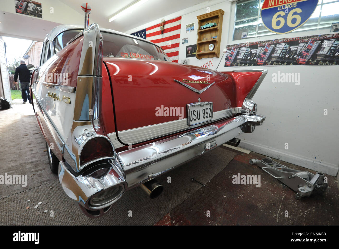 1957 Chevrolet Limousine Stockfoto