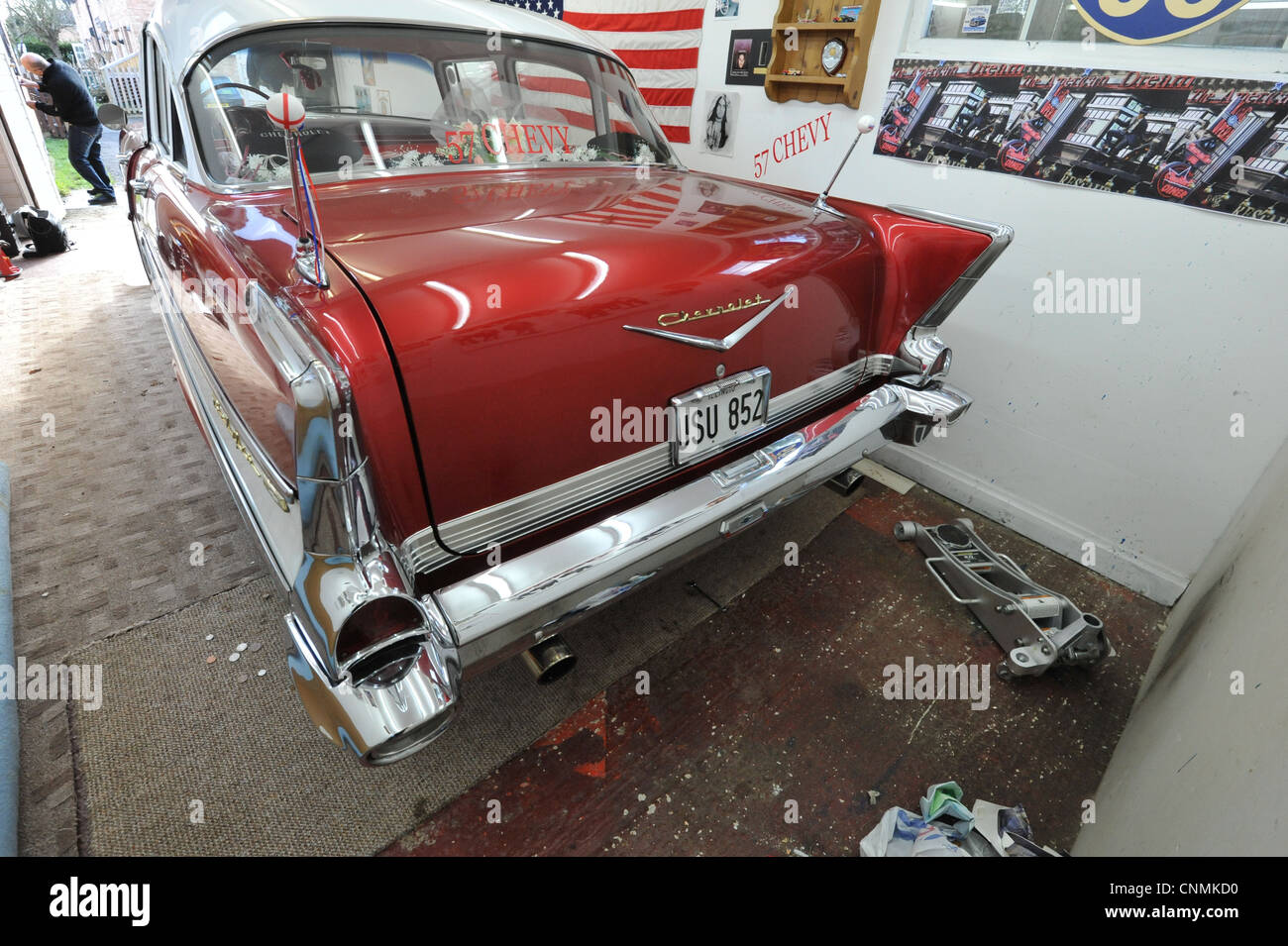 1957 Chevrolet Limousine Stockfoto