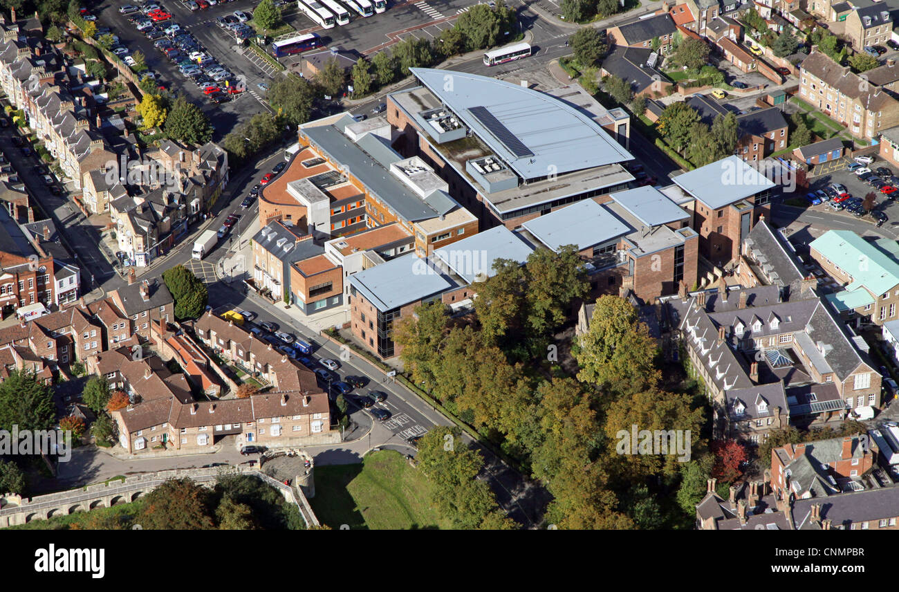 Luftaufnahme der Universität York St. John Stockfoto