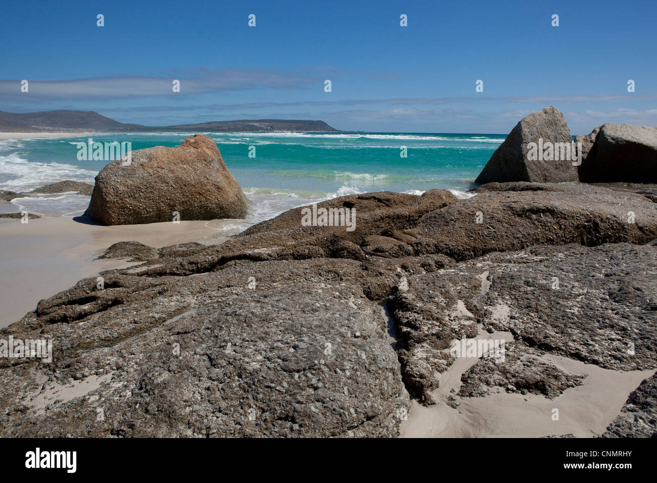 Noordhoek Strand, Noordhoek, Western Cape, Südafrika Stockfoto
