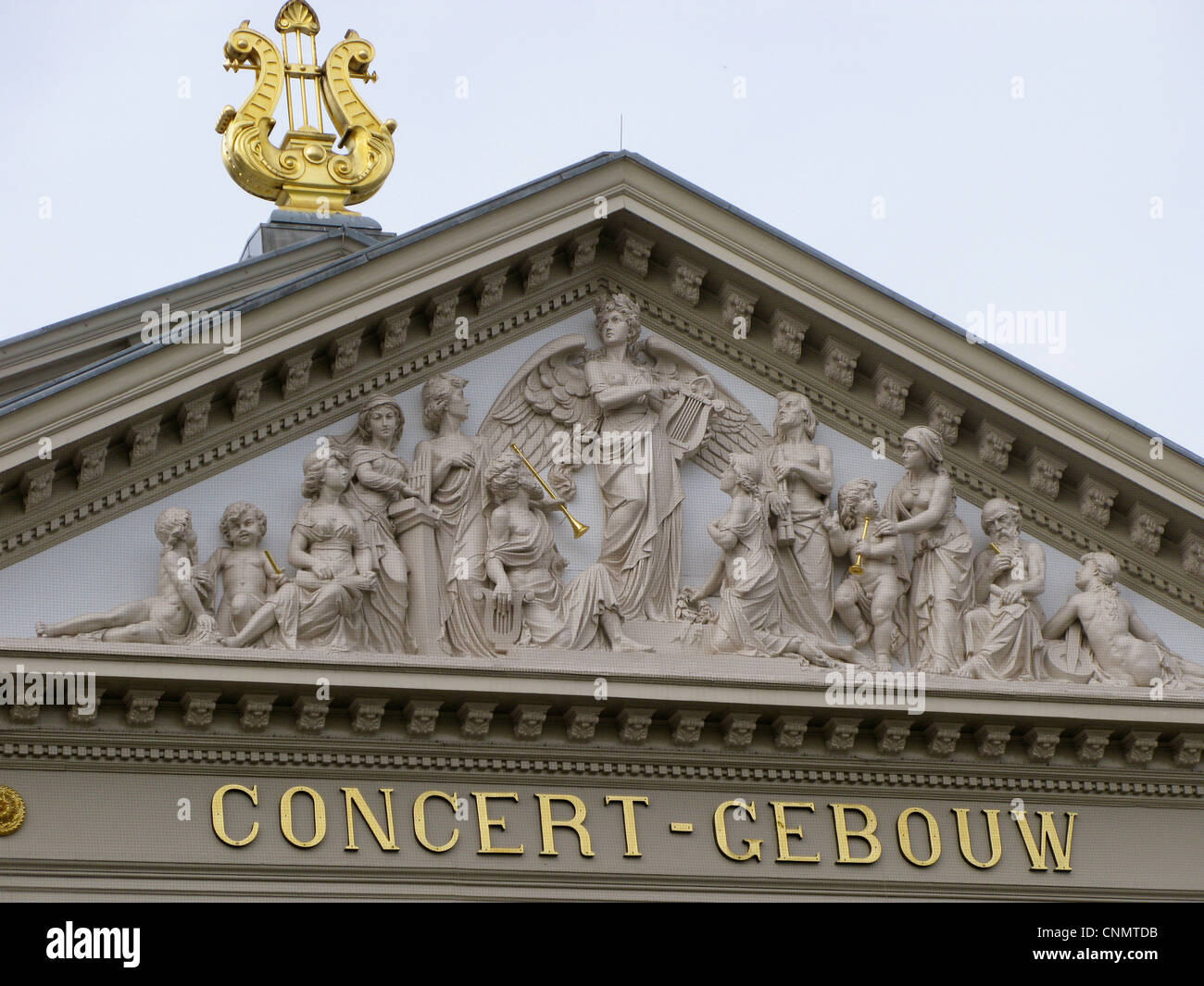 Konzert-Gebouw, Amsterdam, Nahaufnahme Stockfoto