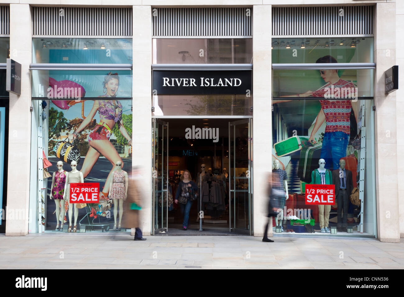 Shop-Front, River Island, London, UK Stockfoto