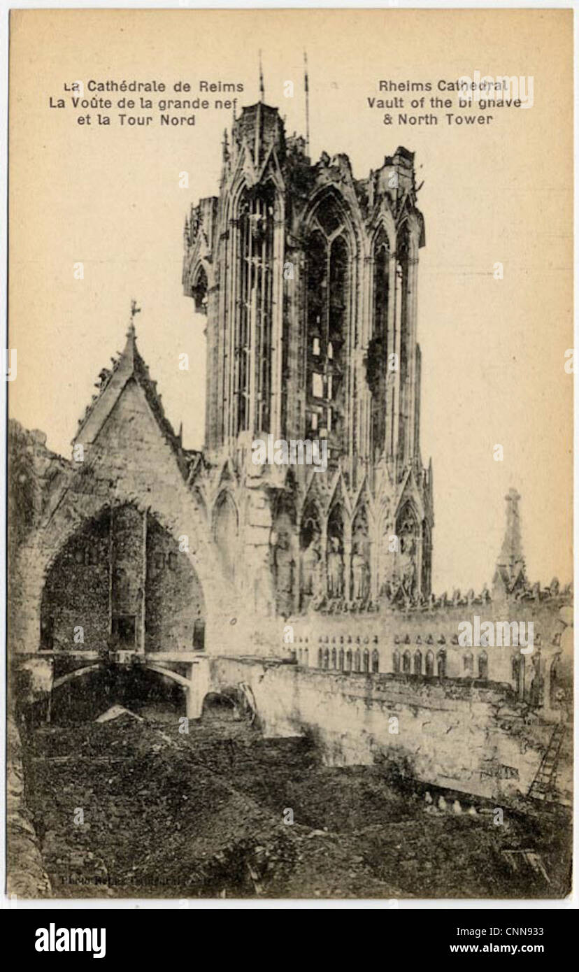 Ersten Weltkrieg Archiv Fotografie und Postkarten Stockfoto
