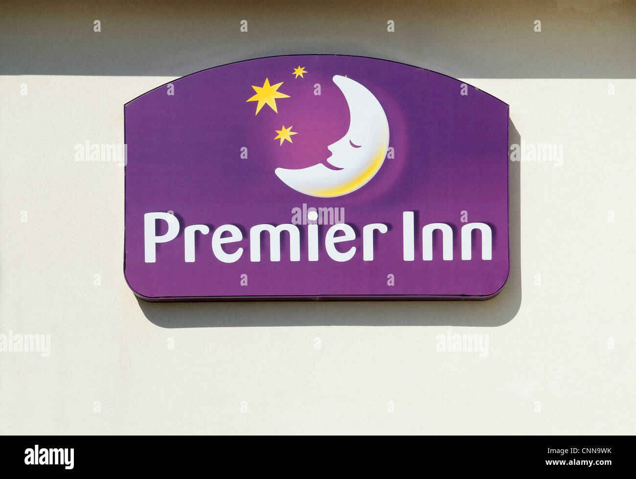 Ein Schild "Premier Inn" Stockfoto