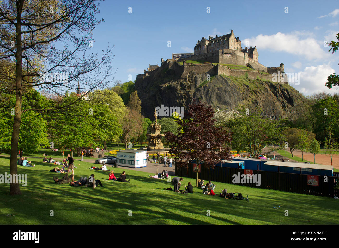 Edinburgh Castle, Schottland Stockfoto
