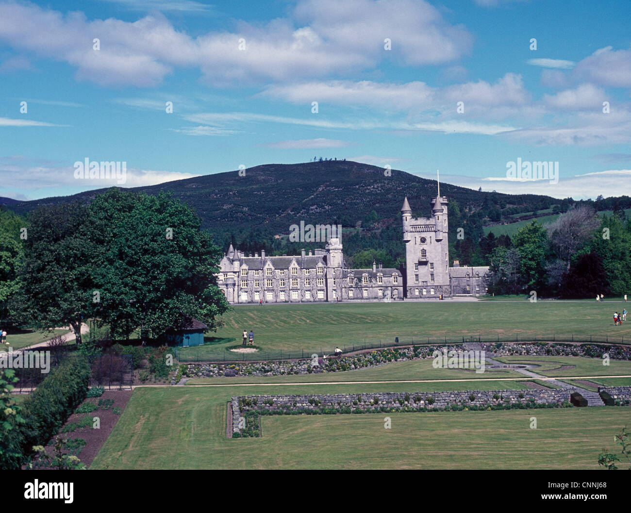 Balmoral Castle Royal Deeside Aberdeenshire ein Residenzen britische königliche Familie seit 1852 als von Königin Victoria ihr gekauft Stockfoto