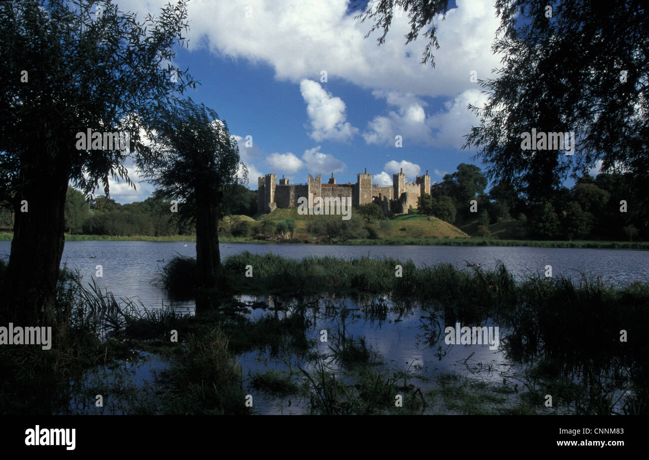 Erhaltung Reserven - Framlingham Castle und Mere - Suffolk Wildlife Trust Stockfoto