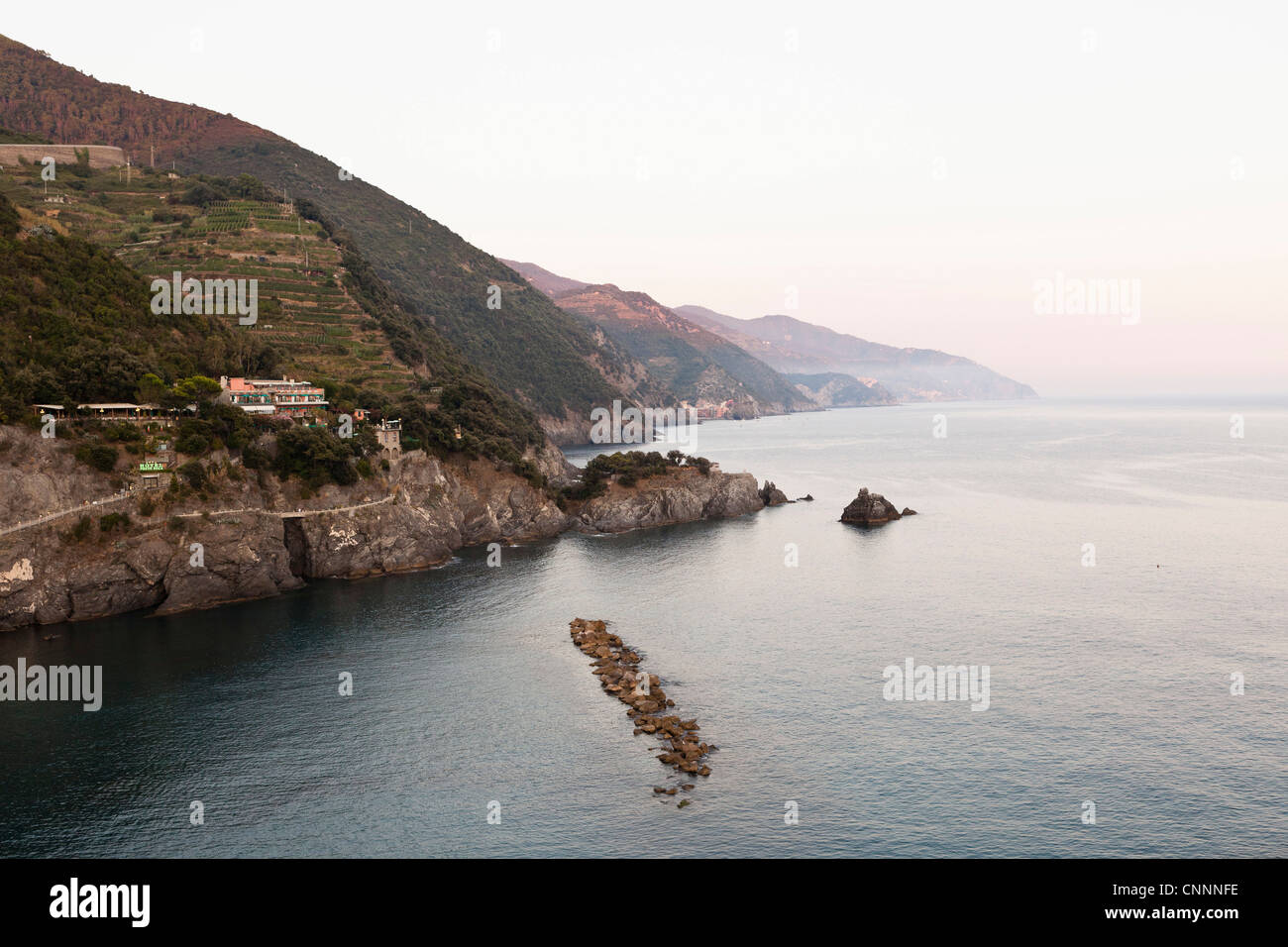 Monterosso al Mare, Cinque Terre, Provinz La Spezia, Ligurien, Italien Stockfoto