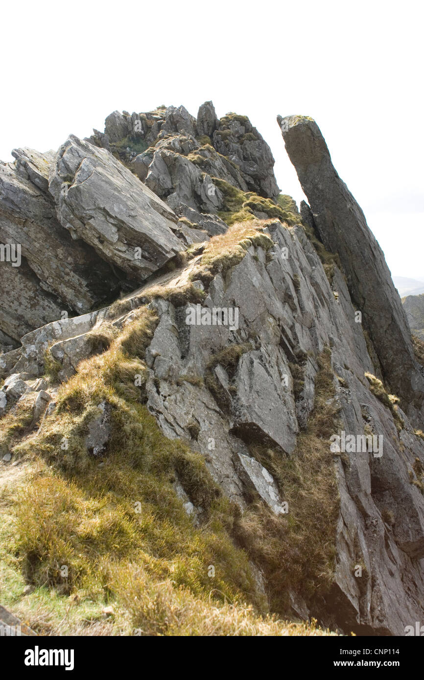 Nantlle Ridge in Snowdonia in Nord-Wales Stockfoto