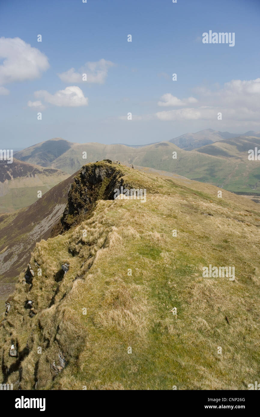 Nantlle Ridge in Snowdonia in Nord-Wales Stockfoto