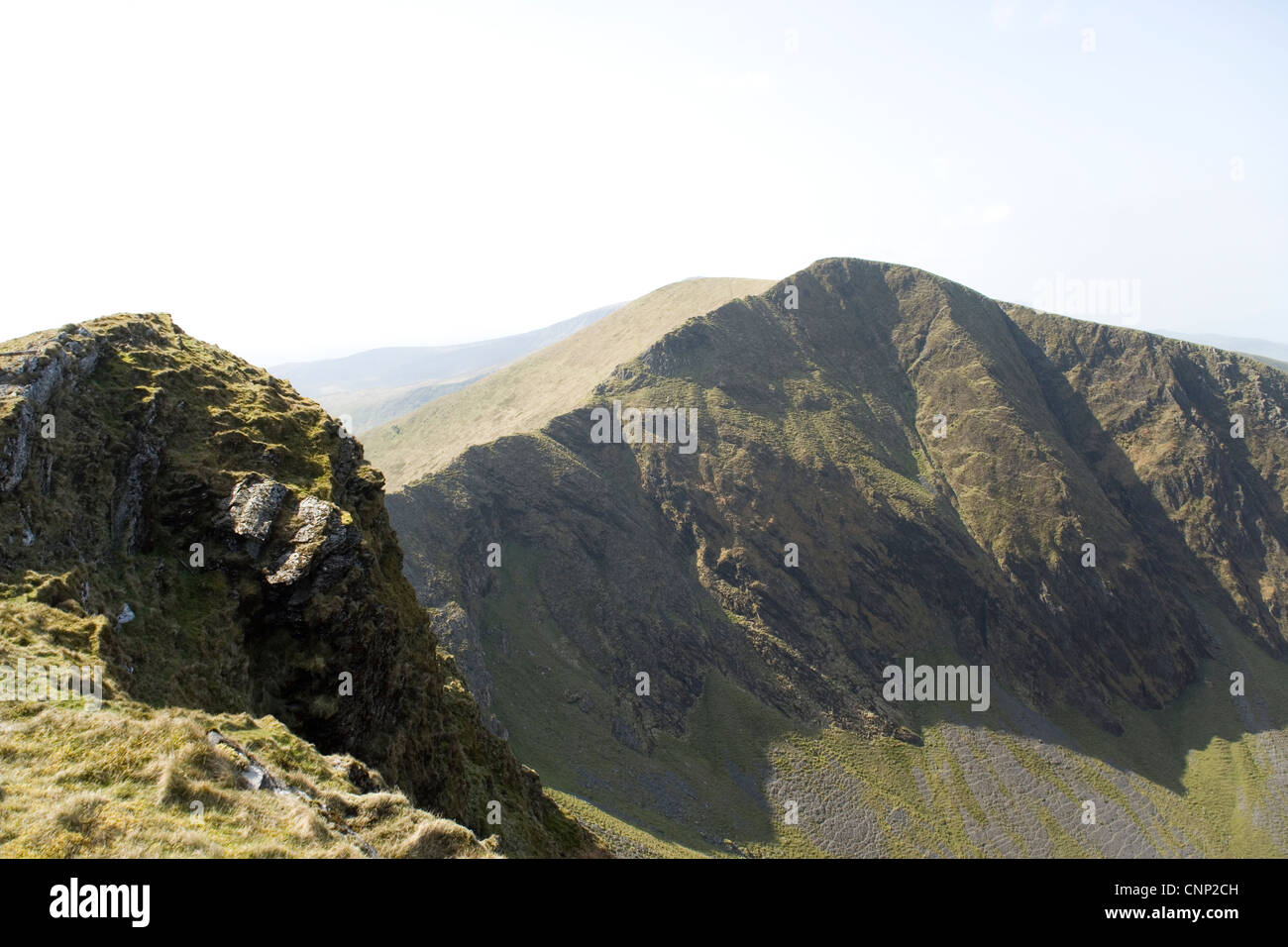 Mynydd Mawr aus Nantlle Ridge in Snowdonia in Nord-Wales Stockfoto