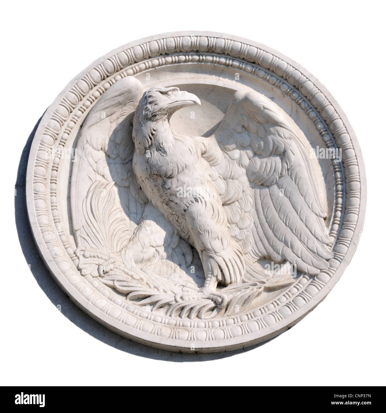 Berlin, Deutschland. Schlossbrucke (Brücke) Marmor Adler Stockfoto