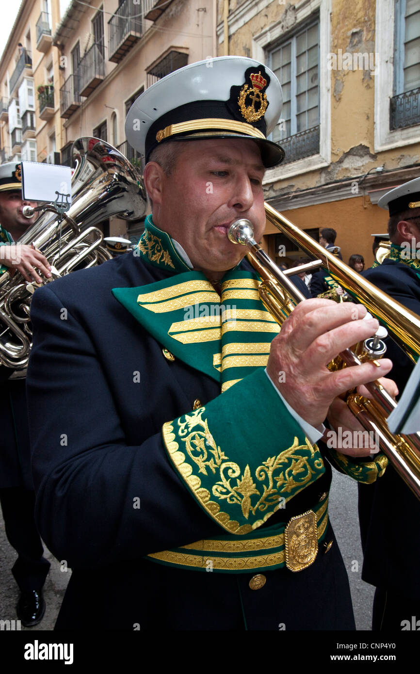 Semana Santa (Karwoche) Malaga, Andalusien, Spanien Stockfoto