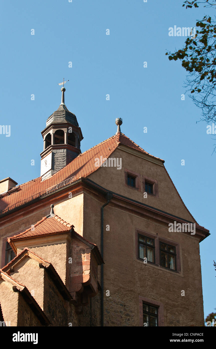 Burg Kriebstein Deutschland. Stockfoto