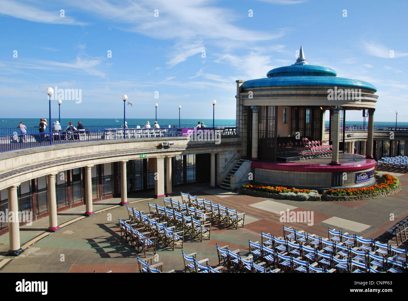 Eastbourne Musikpavillon Vereinigtes Königreich Stockfoto