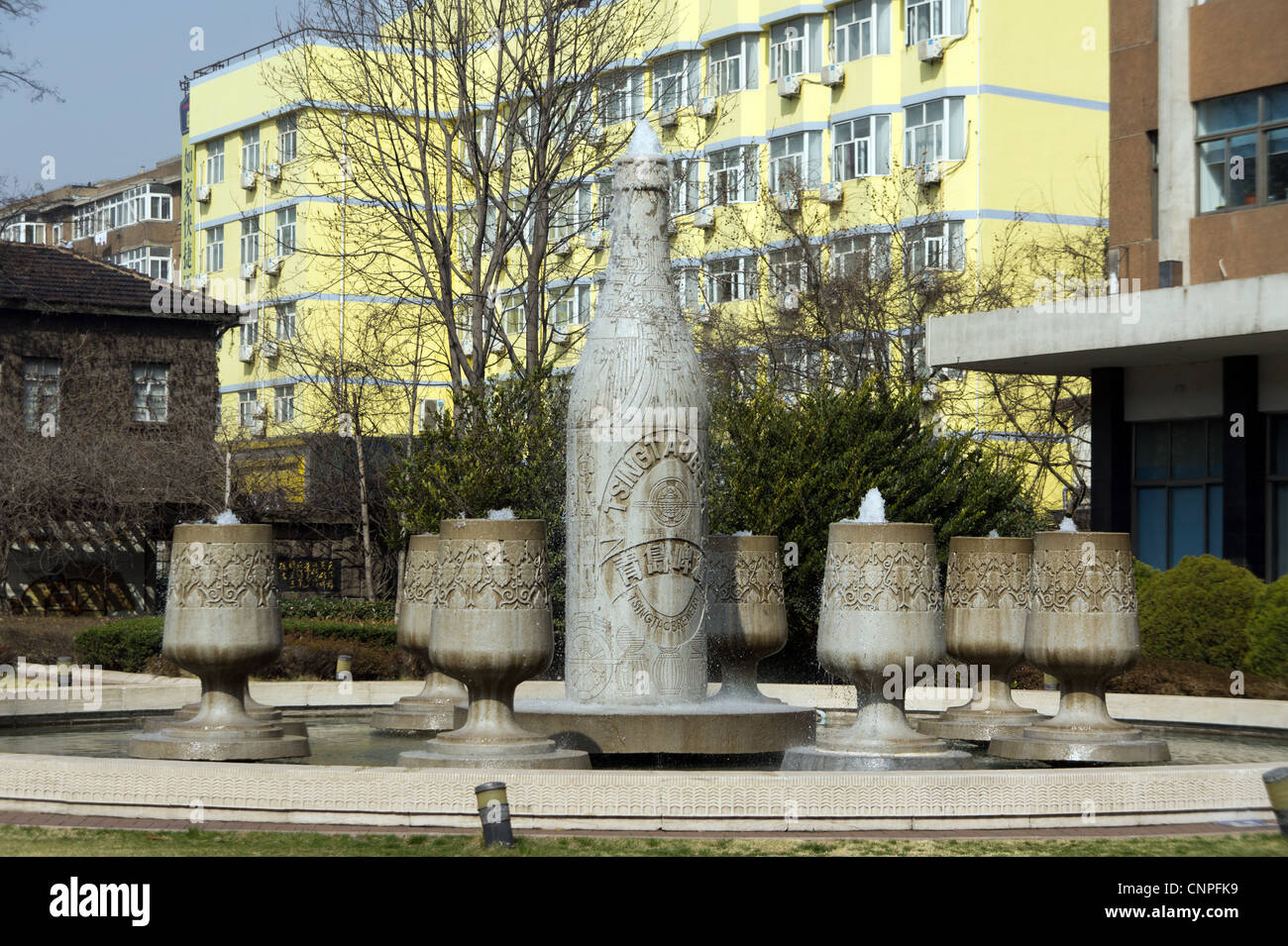 Tsingtao Brauerei, Qingdao, China. Stockfoto