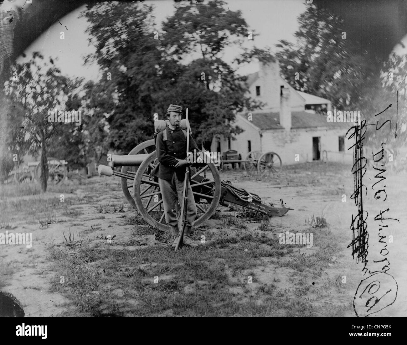 Der Sezessionskrieg (1861 – 1865) War Foto-Archiv Stockfoto