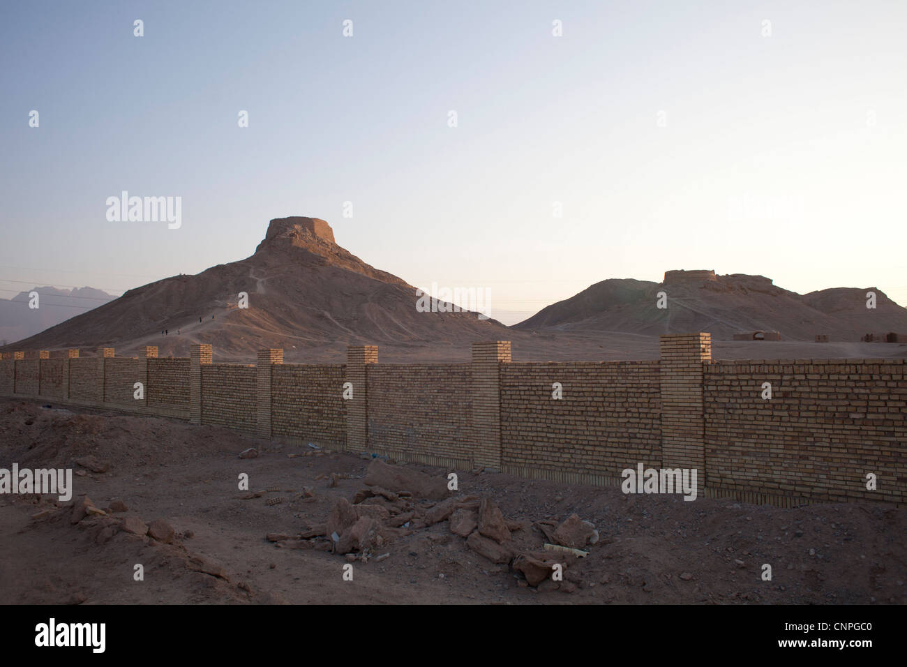 Der Turm des Schweigens in Yazd, Iran Stockfoto