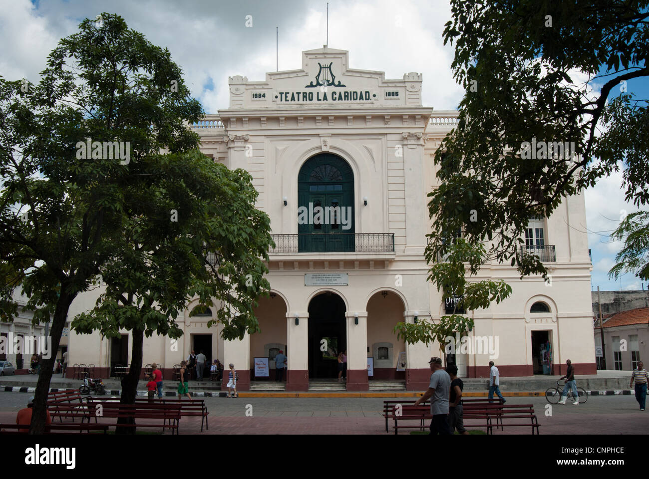 Teatro La Caridad, Santa Clara, Kuba Stockfoto