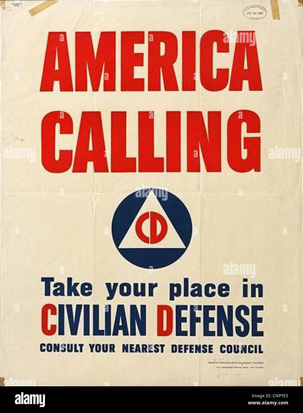 2. Weltkrieg-Propaganda-Plakate Stockfoto