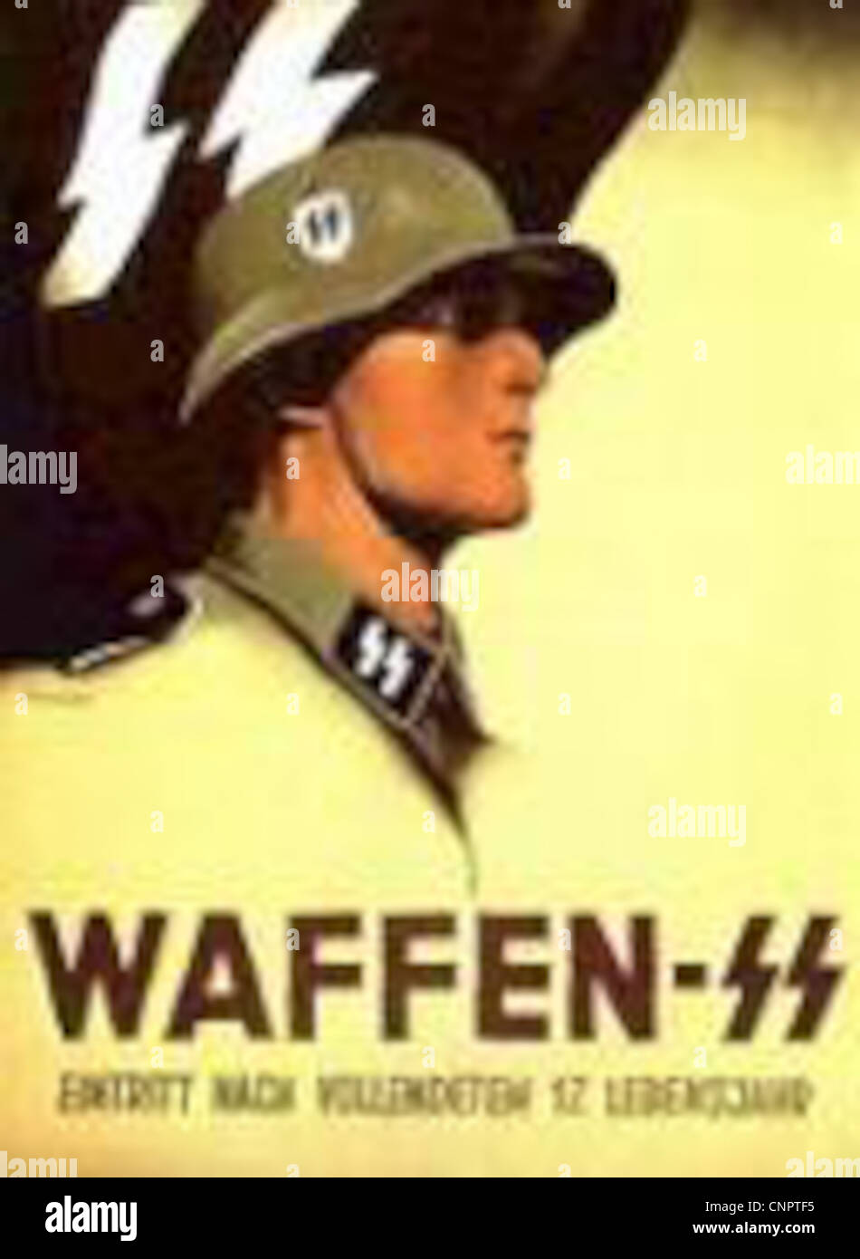 2. Weltkrieg-Propaganda-Plakate Stockfoto