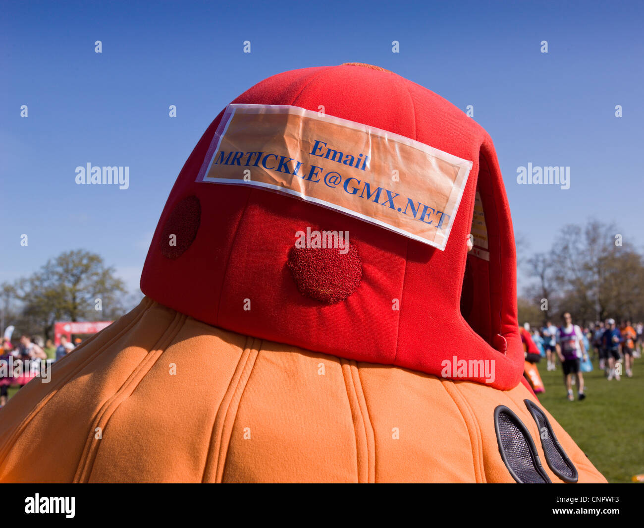 Virgin London Marathon 2012 Liebe Läufer, 9,35 bin rot starten Greenwich Park London Stockfoto
