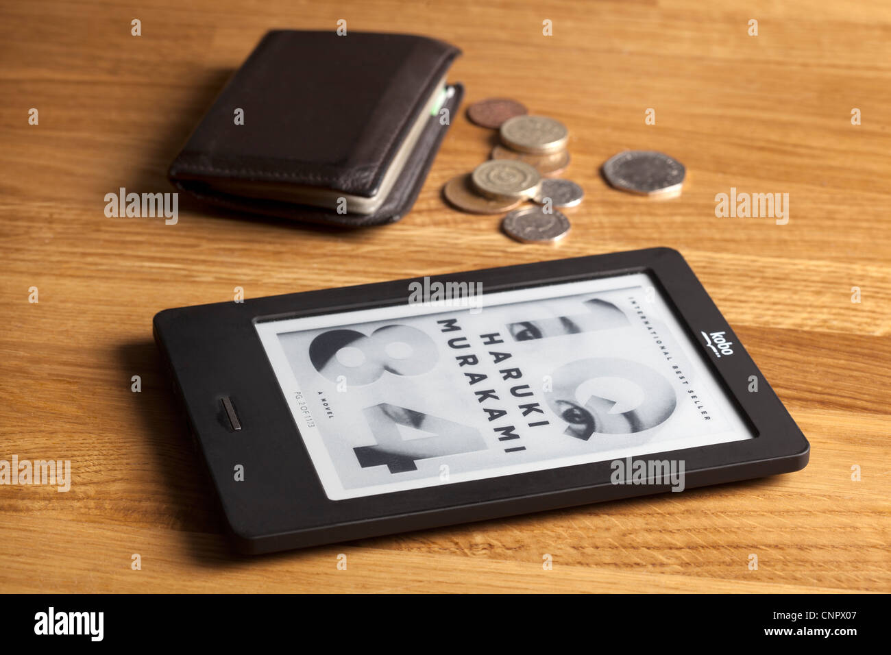 Kobo Ebook Reader Stockfoto