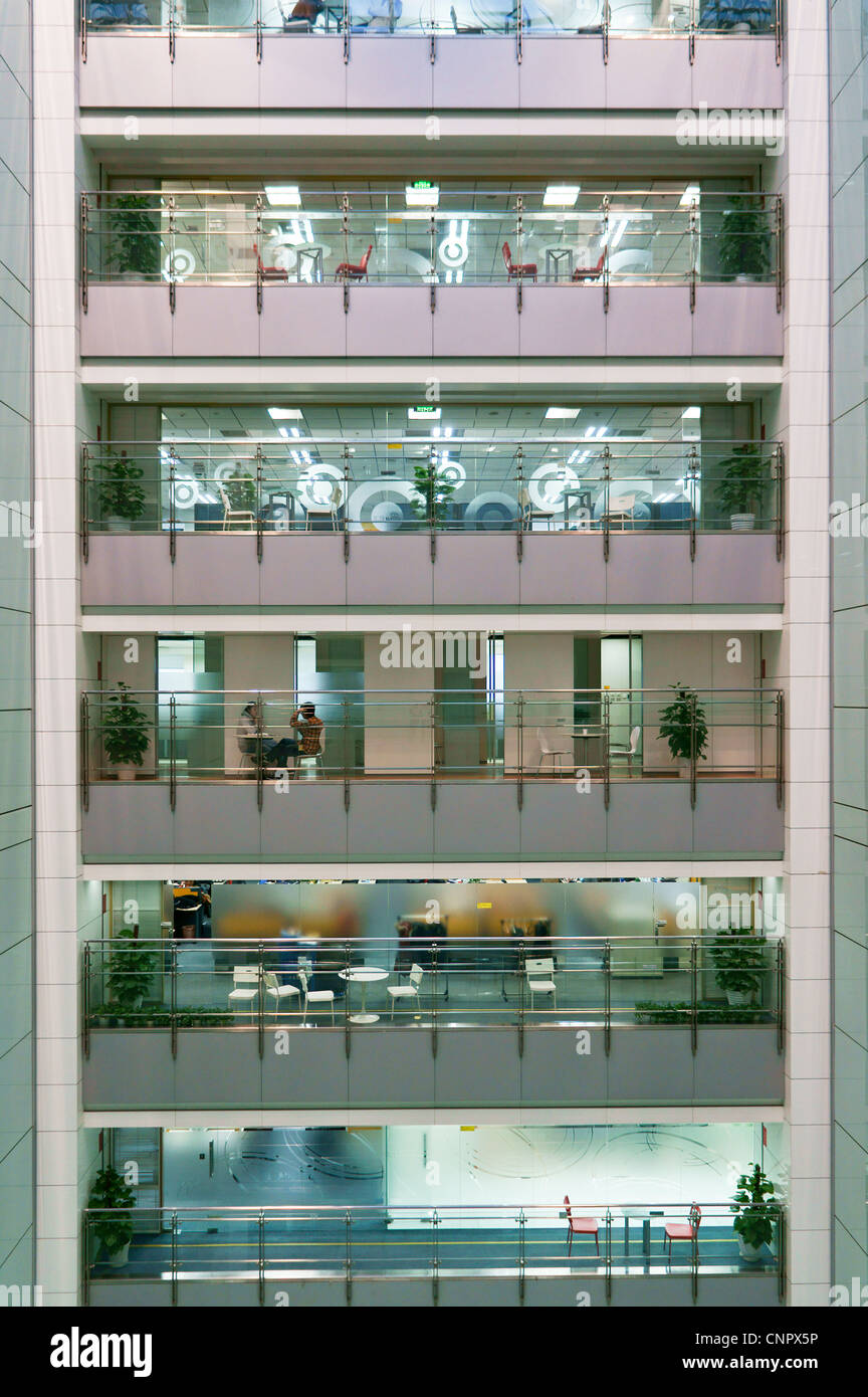 Büroetage Gebäude Stockfoto