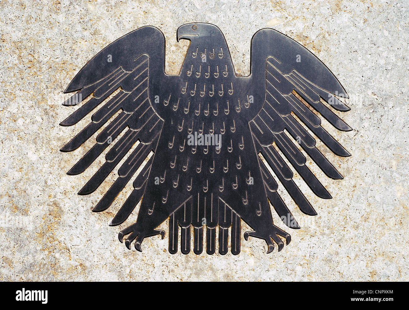Deutschen Bundesrepublik Emblem Adler Stockfoto