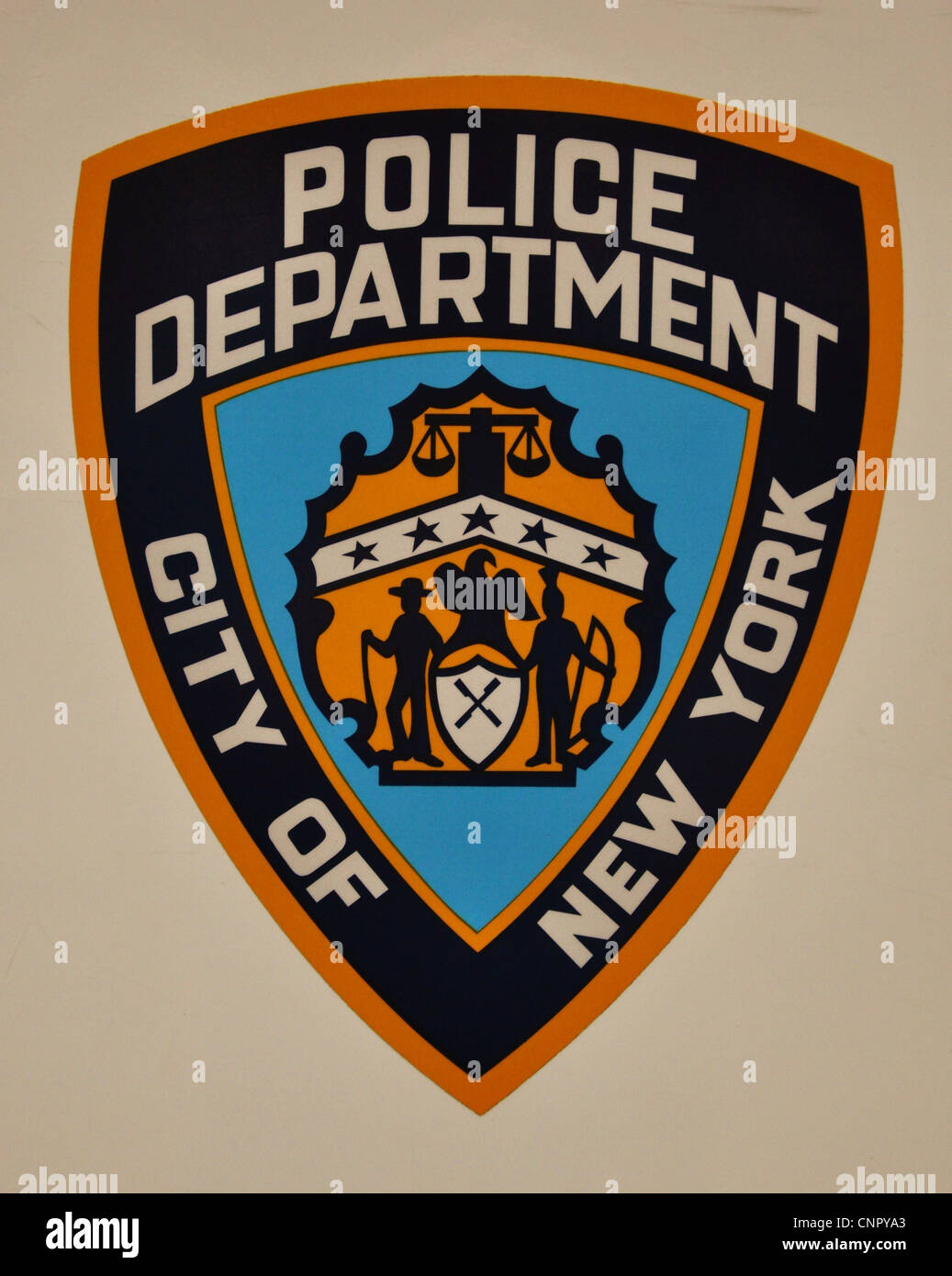 New York Polizei Abzeichen, NYPD - New York, USA Stockfoto