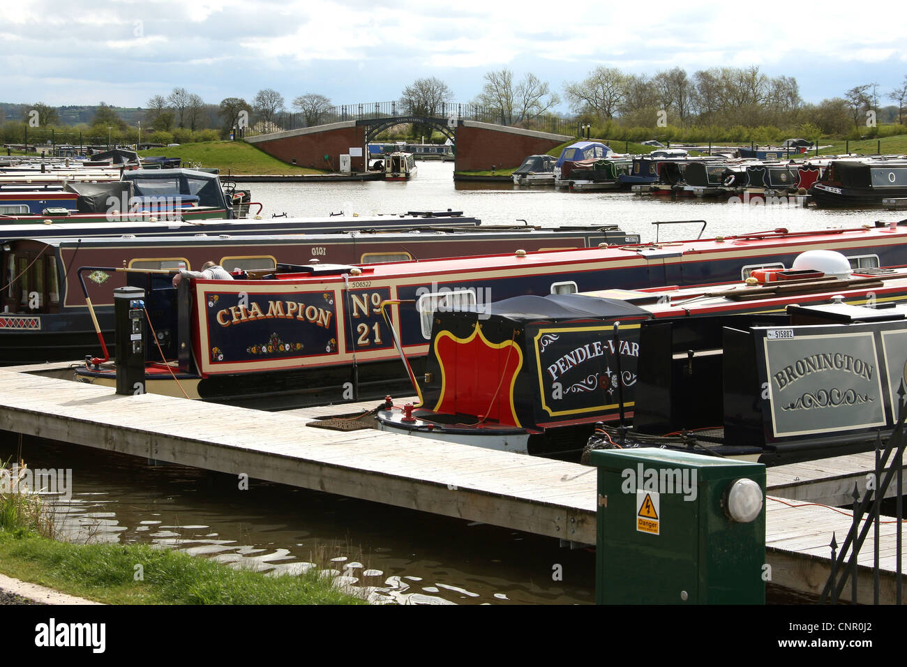 Aston Marina in der Nähe von Stafford Staffordshire England GB UK 2012 Stockfoto