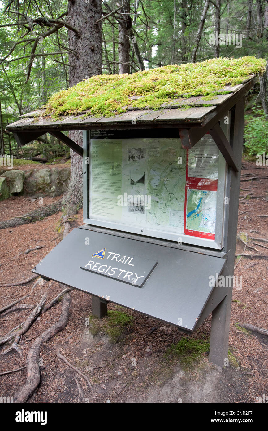 Chilkoot Trail und dem Klondike Gold Rush National Historical Park in der Nähe von Skagway, Alaska, USA Stockfoto