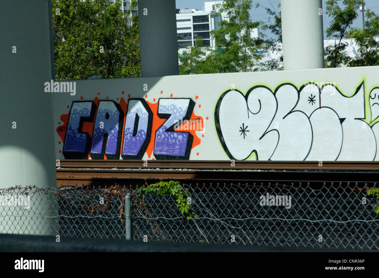 urbane Kunst graffiti Stockfoto