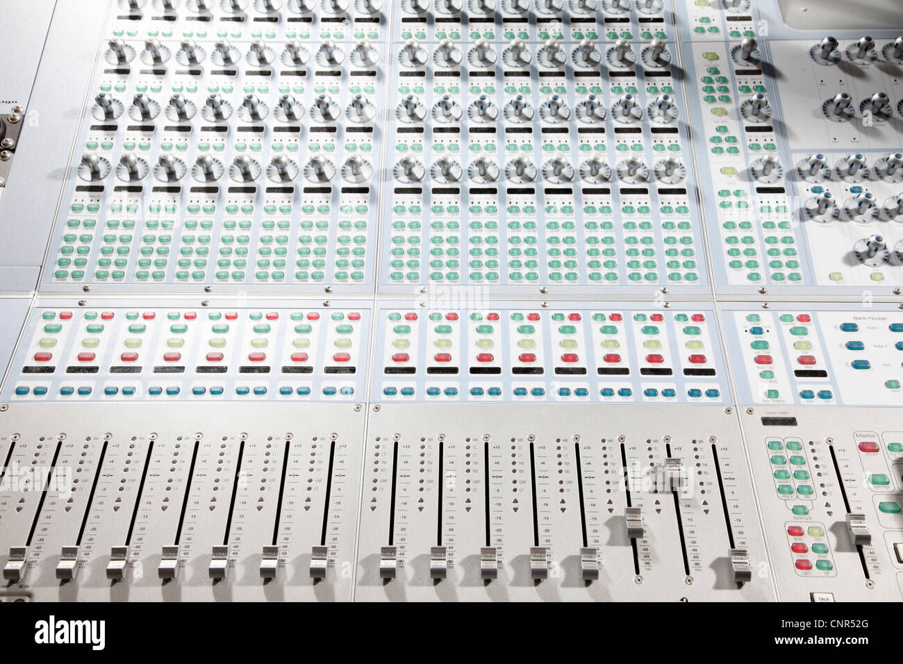 Mischpult Stockfoto