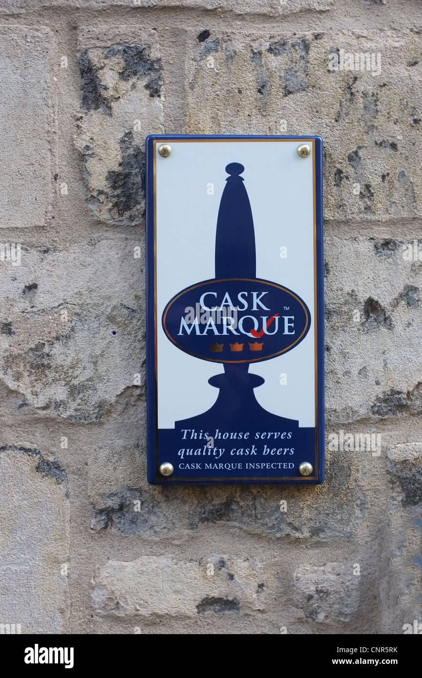 Cask Marque Zeichen Stockfoto