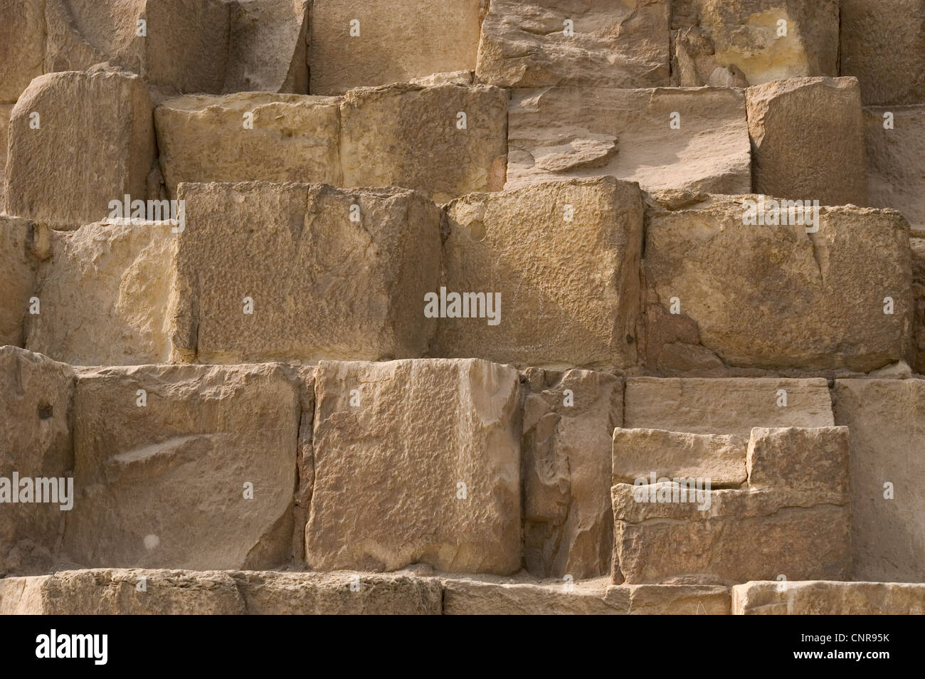 Ägypten. Henutsen Pyramide in Gizeh. Kalkstein-Steinen. Vierte Dynastie Königin. 26. Jahrhundert v. Chr. altes Königreich. Stockfoto