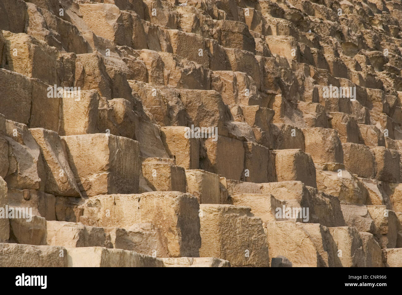 Ägypten. Henutsen Pyramide in Gizeh. Kalkstein-Steinen. Vierte Dynastie Königin. 26. Jahrhundert v. Chr. altes Königreich. Stockfoto