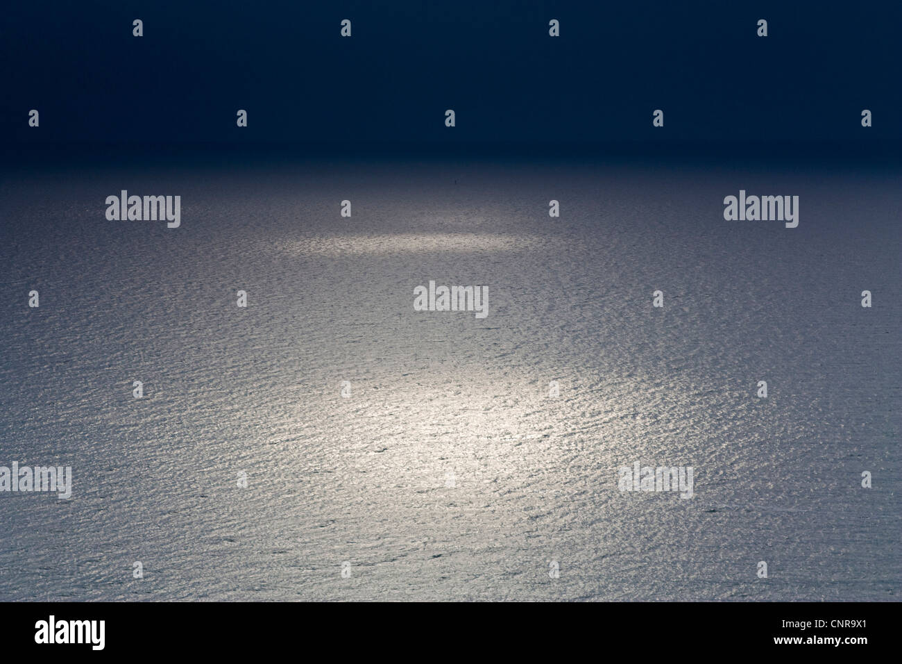 Sonnenlicht auf der Ostsee, Deutschland, Mecklenburg-Vorpommern, Hiddensee Stockfoto