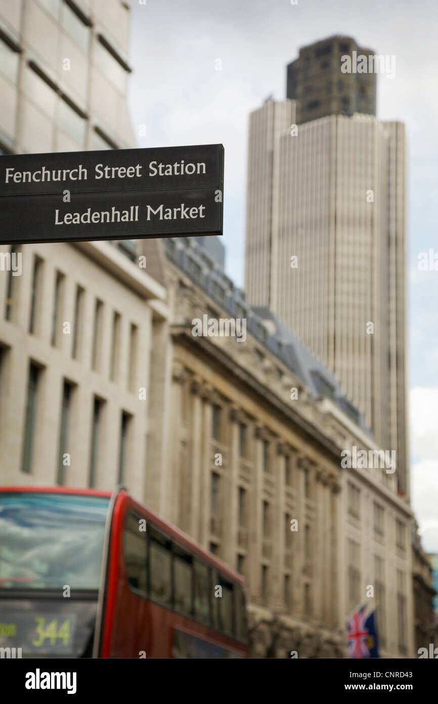 Der City of London, London, UK. Stockfoto