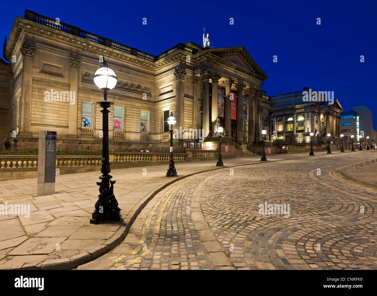 William Brown Street Liverpool UK Stockfoto
