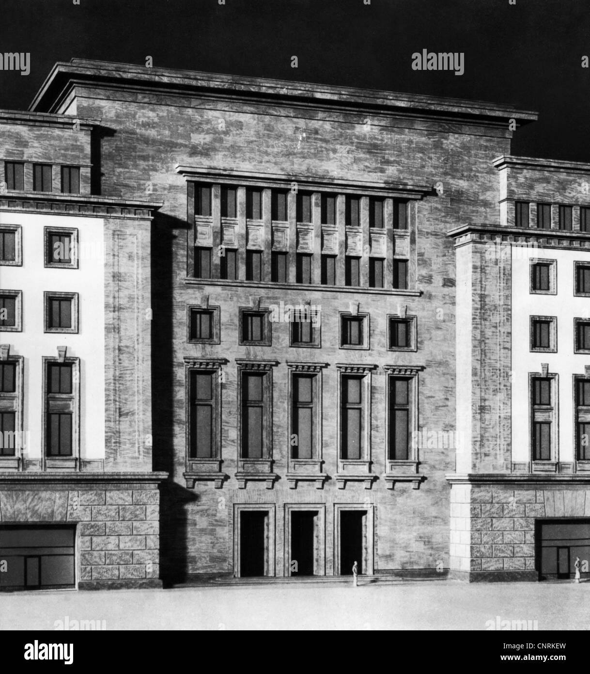 Nationalsozialismus, Architektur, Modell für das AEG-Verwaltungsgebäude in Berlin, Entwurf Peter Behrens, 1938, Zusatz-Rechteklärung-nicht vorhanden Stockfoto