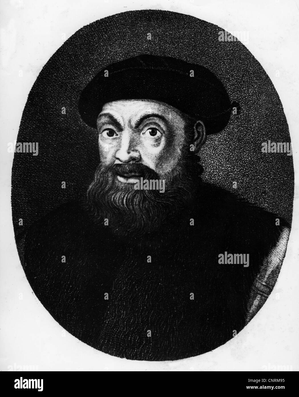 Magellaan, Ferdinand (Magalhaes, Fernao de), 1480 - 27.4.1521, portugiesischer Seefahrer und Entdecker, Porträt, Stockfoto