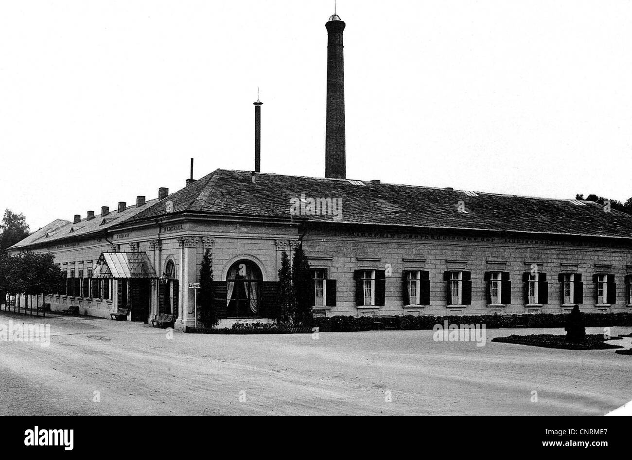 Geographie / Reisen, Tschechoslowakei, Franzenbad, Loimanns Badehaus, Kabinettkarte, herausgegeben von Karlmann und Franke, Wien, 1889, Zusatzrechte-Abfertigung-nicht vorhanden Stockfoto