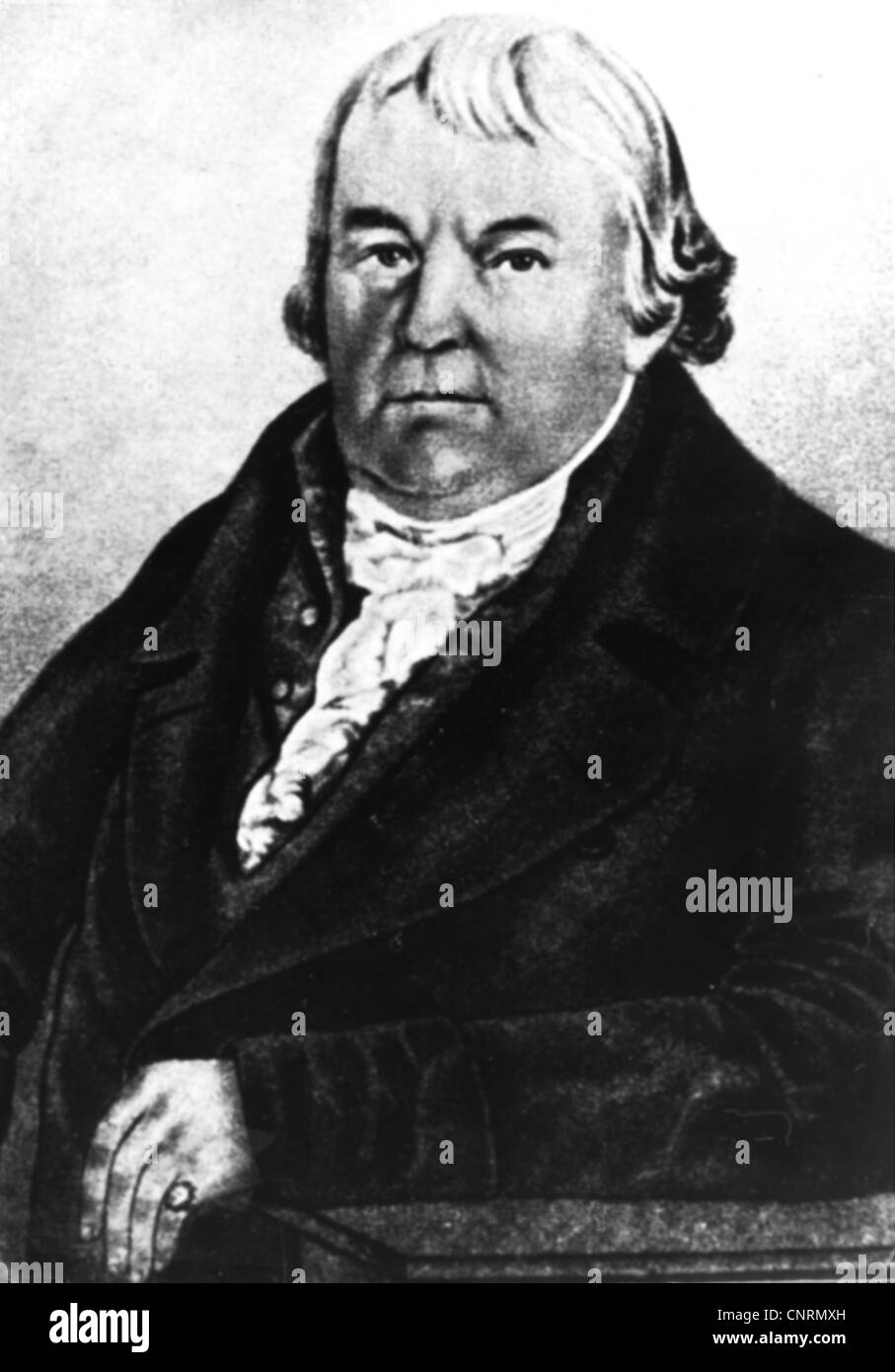 Mesmer, Franz Anton, 23.5.1733 - 5.3.1815, deutscher Mediziner, halbe Länge, nach Malerei, 19. Jahrhundert, Stockfoto