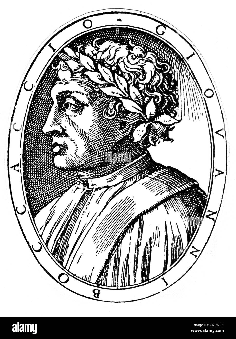 Gravur von giovanni boccaccio Fotos und Bildmaterial in hoher
