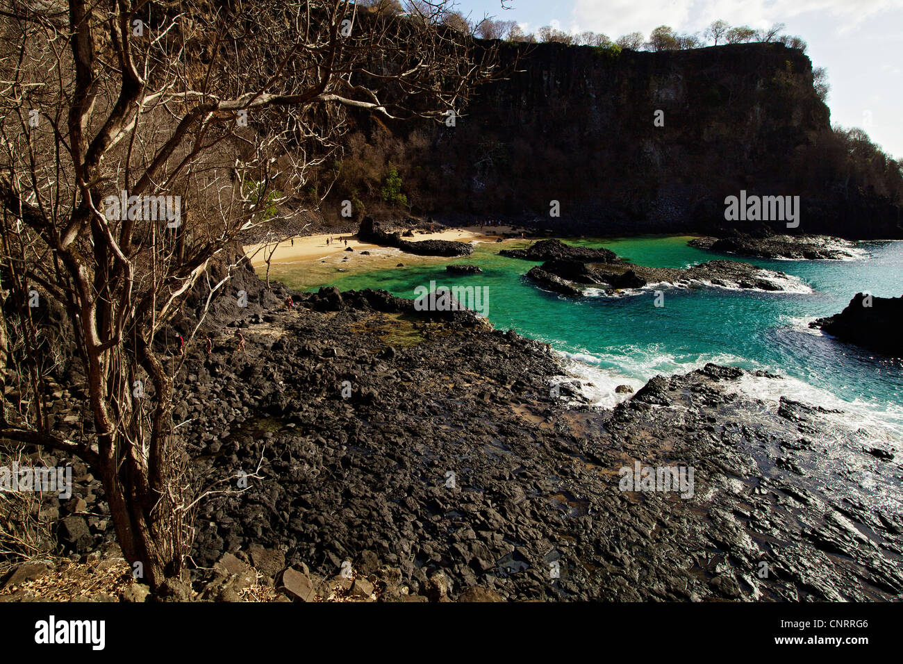 Bahia Dos Porcos Strand in Fernando De Noronha ein Archipel von 21 Inseln und Inselchen im Atlantischen Ozean Brasilien Stockfoto