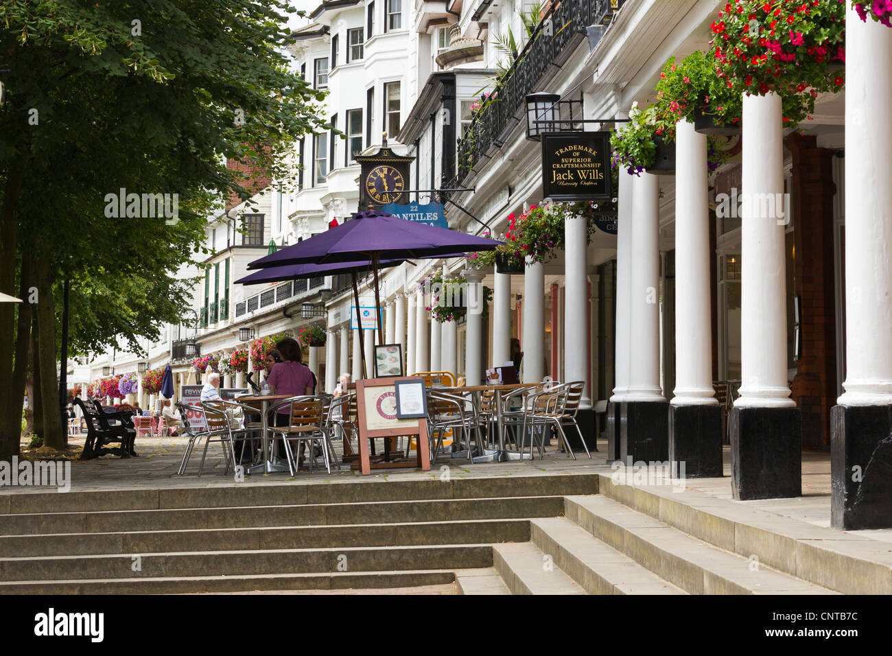 Die Pantiles, Royal Tunbridge Wells Stockfoto