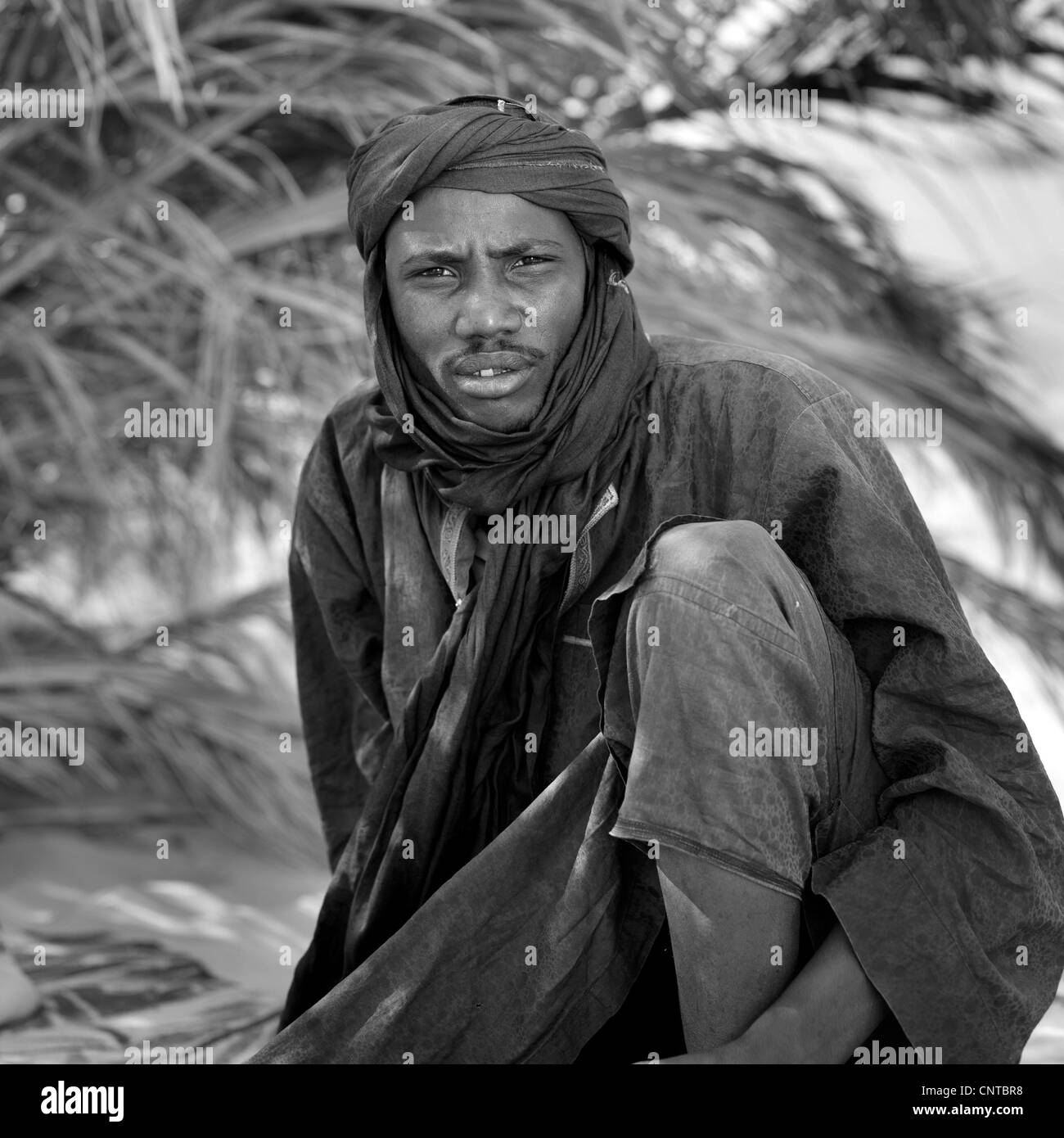Tuareg in Ghadames, Libyen Stockfoto